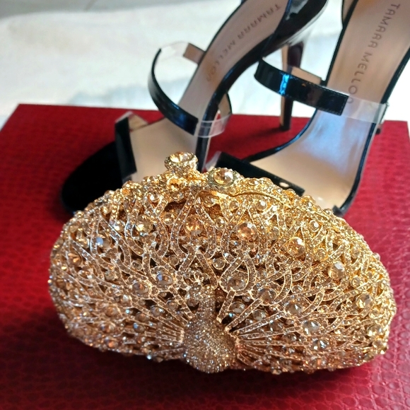 Handbags - Peacock Clutch